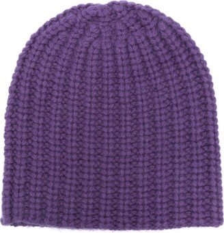 Chunky-Knit Cashmere Beanie