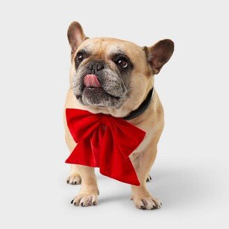Gingerbread Playhouse Large Red Dog Bow Collar Slide - M/L - Wondershop™