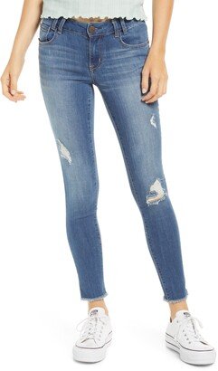 Distressed Ankle Skinny Jeans