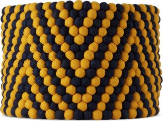 Yellow & Blue Bead Basket