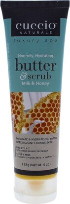 Butter and Scrub - Milk and Honey by Cuccio Naturale for Unisex - 4 oz Scrub