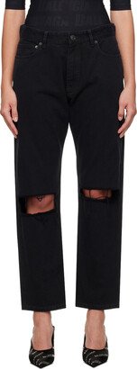 Black Buckle Jeans