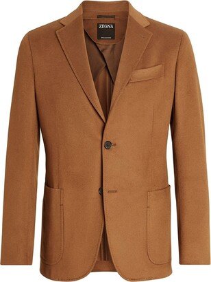 Oasi single-breasted cashmere blazer-AD