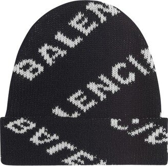 Allover logo beanie