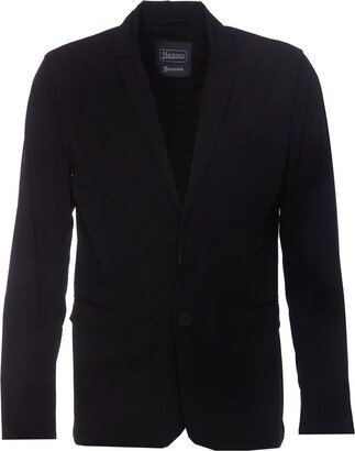 V-Neck Single-Breasted Blazer