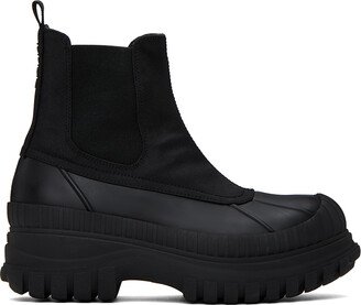 Black Outdoor Chelsea Boots-AA