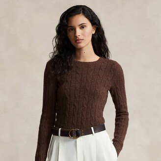 Cable-Knit Cashmere Sweater-AK