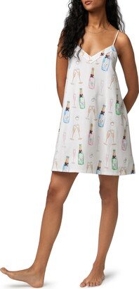 Just Married Print Organic Cotton Jersey Chemise