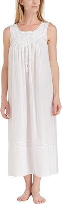 Ballet Nightgown Sleeveless (White) Women's Pajama