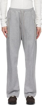 NVRFRGT Gray Twisted Sweatpants