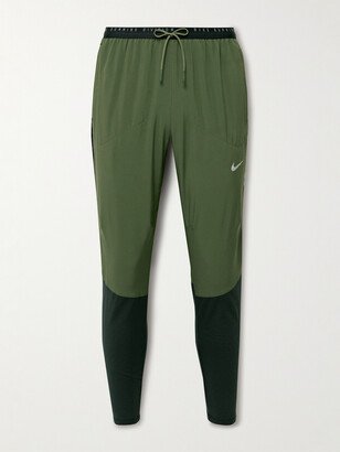 Nike Running Phenom Elite Logo-Print Colour-Block Dri-FIT Track Pants