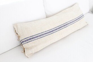 Flour Sack Bolster Pillowticking Stripe Pillowflour Pillowlarge Bed Pillowfarmhouse Pillowvintage Pillow