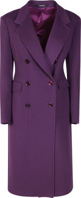 Wool Meryl Coat Purple