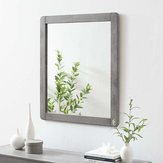 Georgia Wood Mirror - Gray