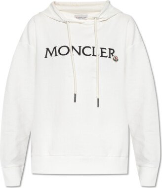 Logo-embroidered Hoodie - Cream