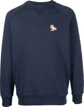 Chillax Fox logo cotton sweatshirt