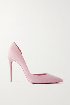 Iriza 100 Suede Point-toe Pumps - Baby pink