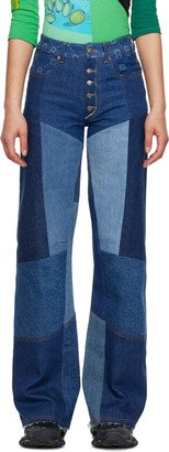 Blue Moonogram Jeans-AB