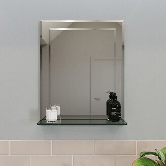 Rydal Hang 'n' Lock Rectangular Mirror with Shelf