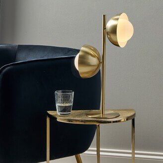 Pacific Lifestyle Estelle Brushed Brass Table Lamp Gold