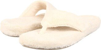 New Spa Thong (Natural Fabric-270) Women's Slippers