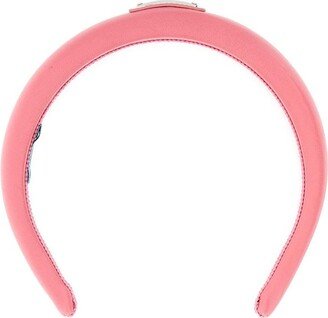 Logo-Plaque Padded Designed Headband