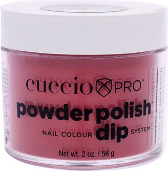 Pro Powder Polish Nail Colour Dip System - Strawberry Red by Cuccio Colour for Women - 1.6 oz Nail Powder