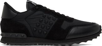 Black Rockstud Sneakers