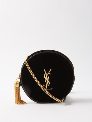 Vinyle Round Velvet Belt Bag