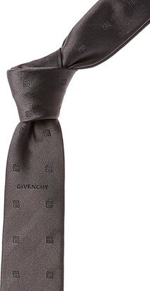 Check Jacquard Silk Tie