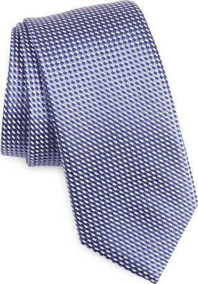 Geometric Weave Silk Tie