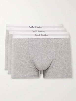 Three-Pack Stretch Organic Cotton Boxer Briefs-AC