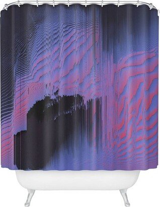 DuckyB Nameless Shower Curtain Pink