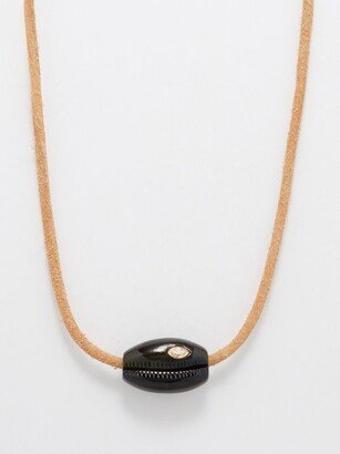 Cowry Bead Diamond & 18kt Rose-gold Necklace
