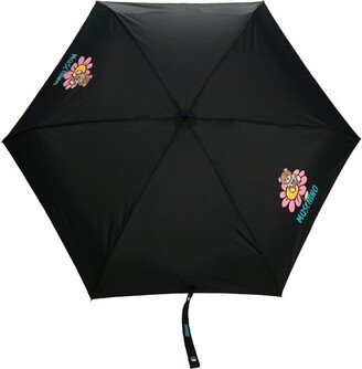 Flower Bear With Pendant Teddy Supermini Umbrella