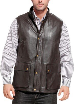 Landing Leathers Men Leather Munitions Vest