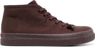 Peu laced high-top sneakers