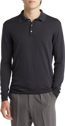 Pevaron Merino Wool Polo Sweater