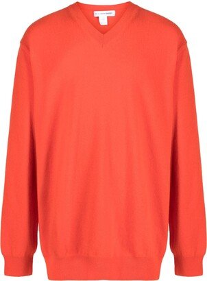 V-neck wool jumper-AT