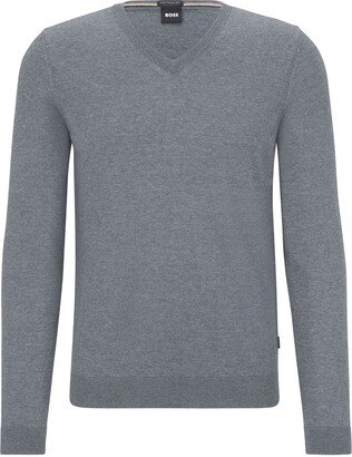 V-neck virgin-wool jumper-AB