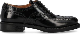 Perforated Lace-Up Shoes