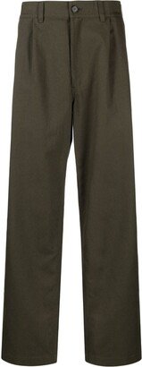 STUDIO TOMBOY Pleated Cotton Chino Trousers