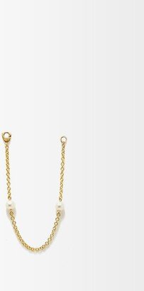 Pearl & 18kt Gold Chain-link Charm