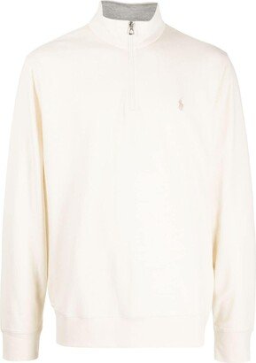 Polo Pony-motif zipped jumper