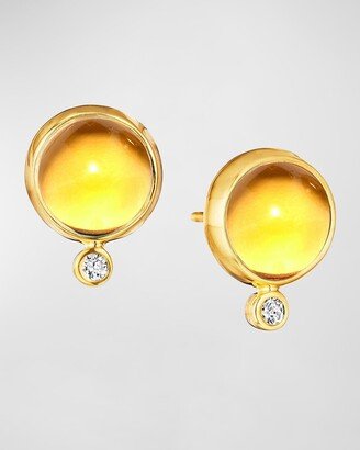 Syna Candy Citrine Stud Earrings