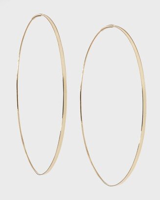 Flat Magic 14K Hoop Earrings