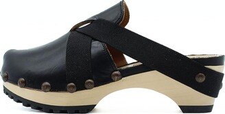 JAX & BARD Beatrice Clog (Ebony Black) Women's Flat Shoes