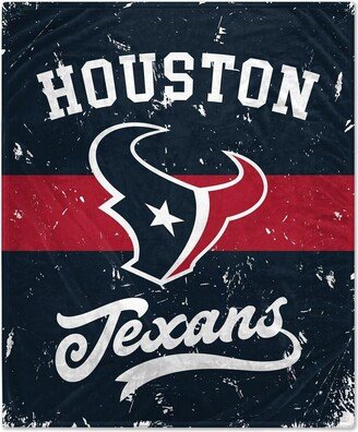 Houston Texans 60'' x 70'' Retro Stripe Flannel Fleece Blanket