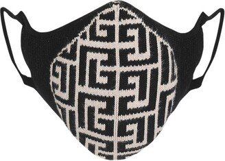 Monogram-Print Face Covering