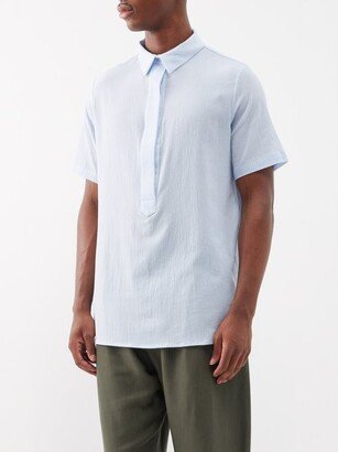 Fidera Puckered Cotton-muslin Shirt